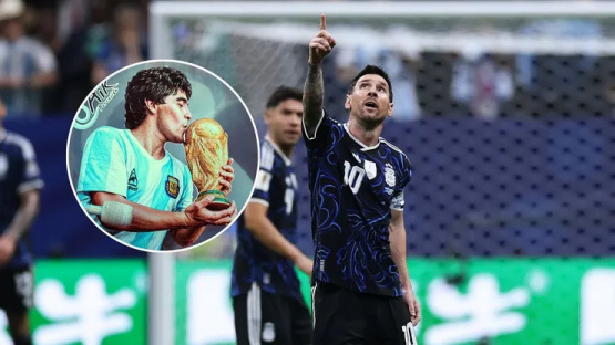 La conmovedora dedicatoria de Messi a Maradona tras eliminar a Inglaterra