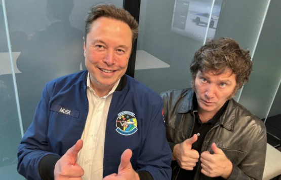 El Presidente salió a defender a Elon Musk con un elocuente 