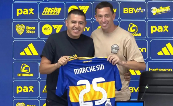 “Es un sueño”: Agustín Marchersín fue presentado como refuerzo de Boca