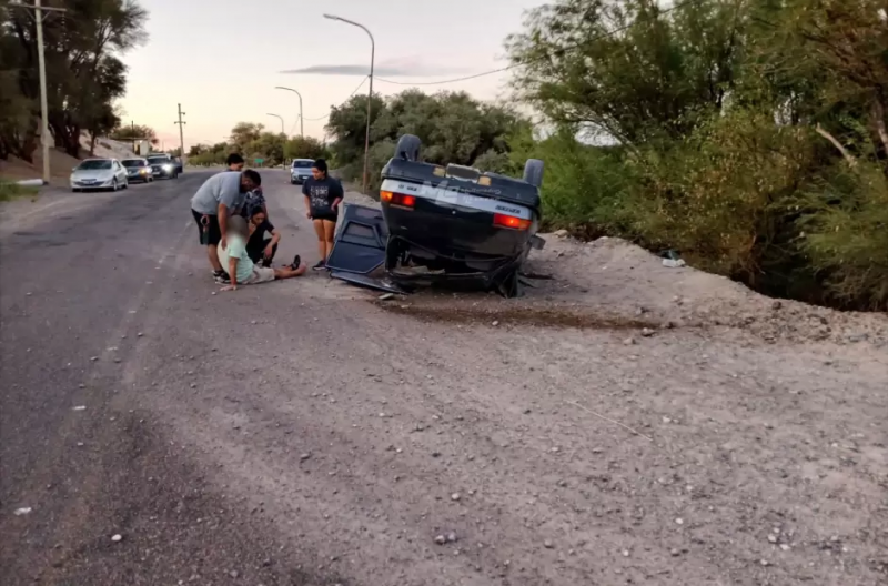 Saujíl: Un hombre de 77 años resultó herido tras un siniestro vial