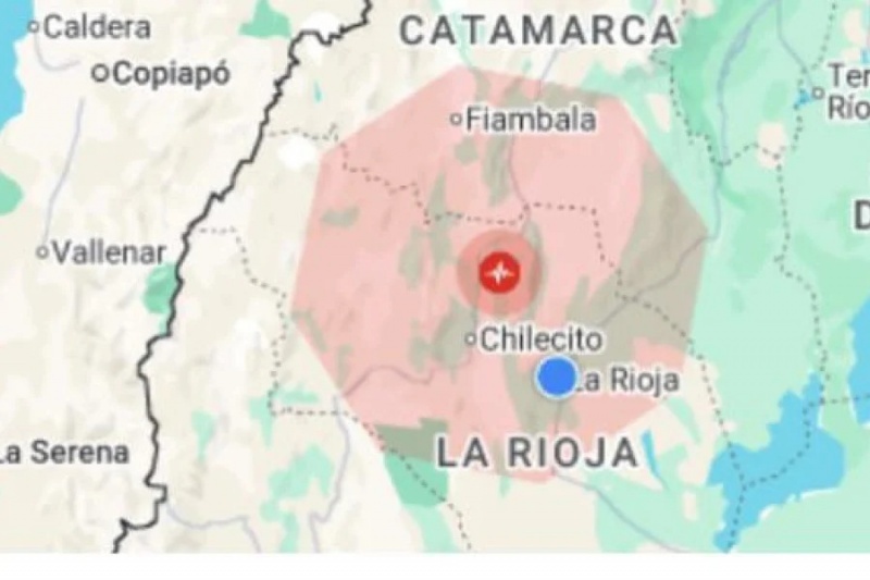Sismo en La Rioja se sintió con mayor intensidad en Tinogasta y Belén
