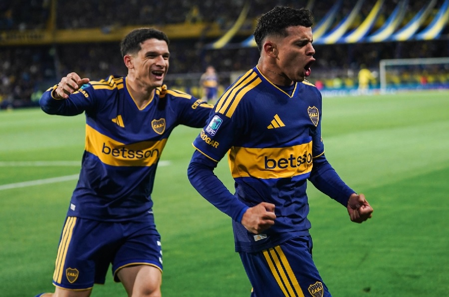 Boca le ganó a Talleres en la “Bombonera” y es el nuevo líder de la tabla anual
