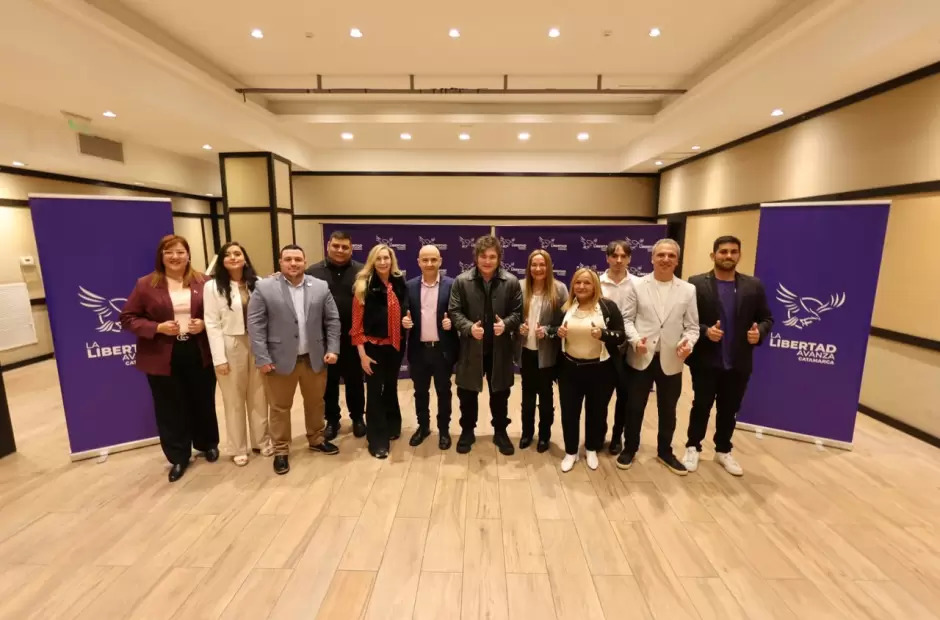 El Presidente reunió a la dirigencia libertaria en su visita a la provincia
